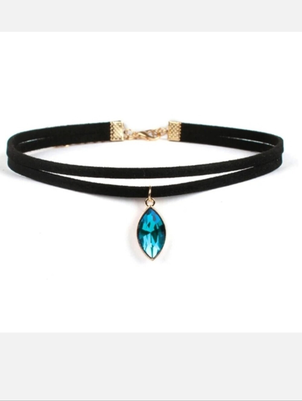 Velvet necklace 🖤💙